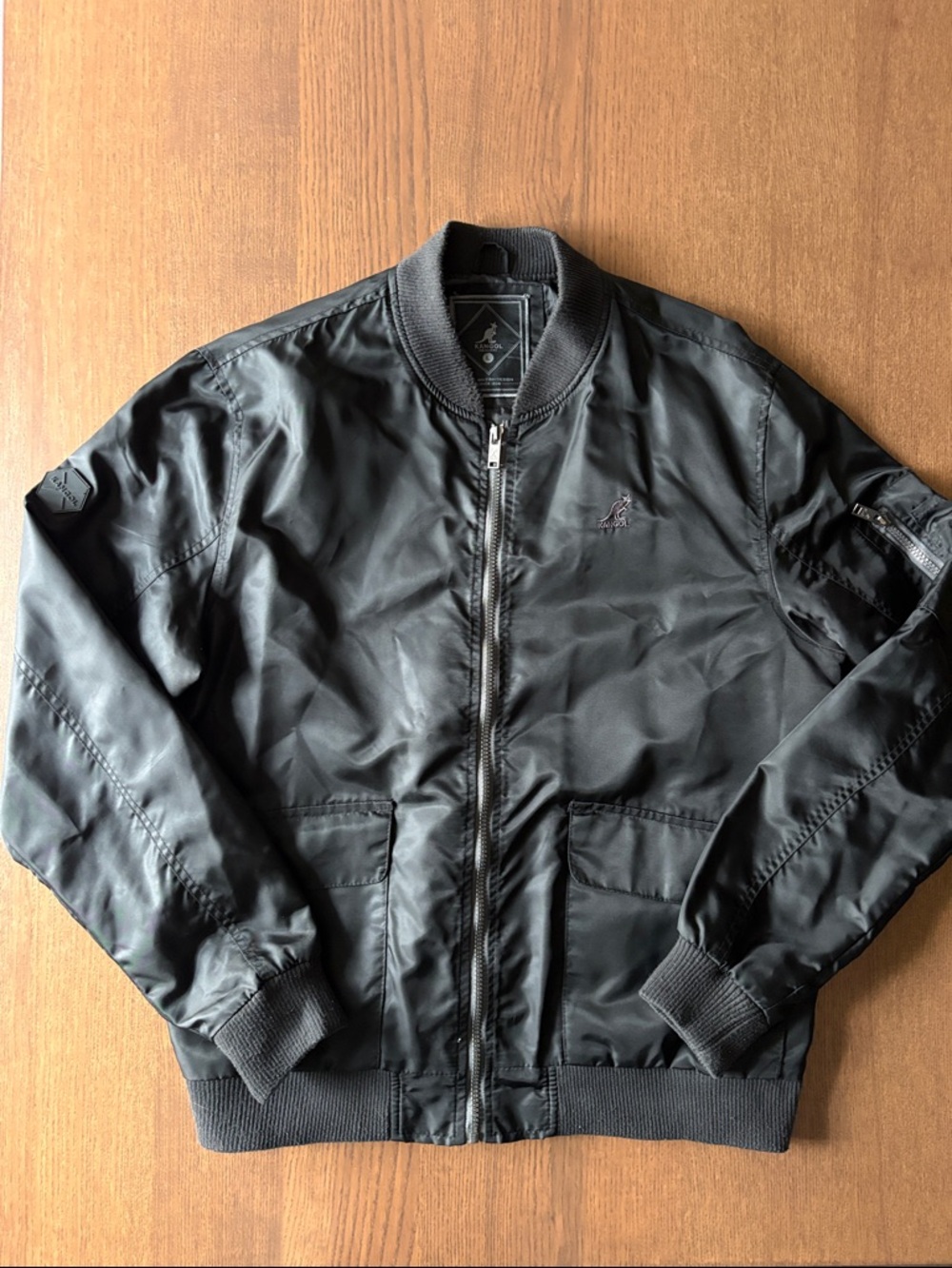 KANGOL - Men’s “Forth” Bomber - Black